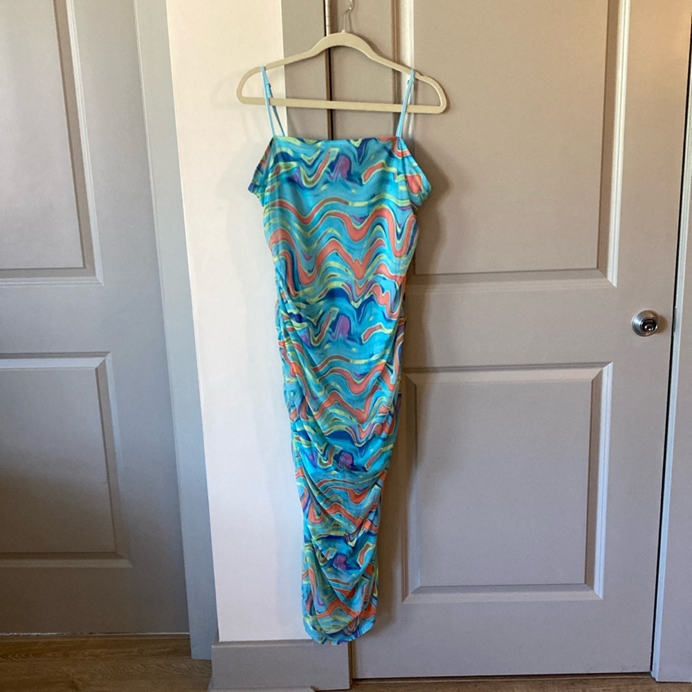 Wild Fable multicolor midi dress